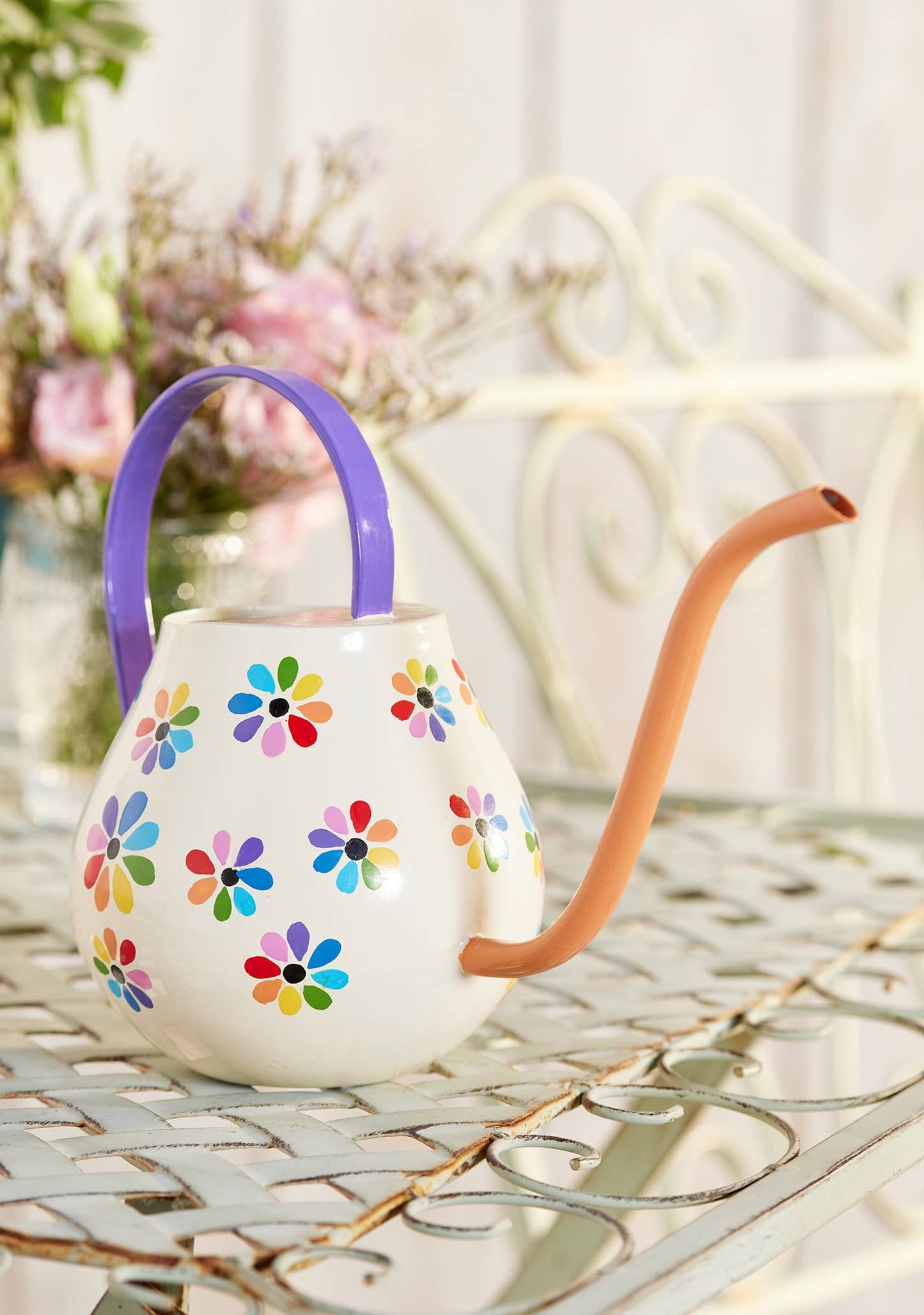 Rainbow Flower Watering Can