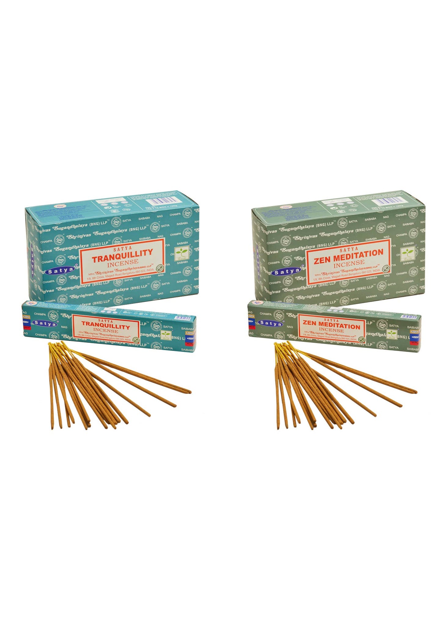 Satya Nag Champa Mindfulness Series Incense Sticks 15g: Anti Stress(AS)